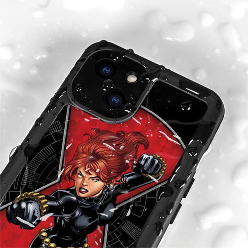 Marvel Black Widow Natasha Romanova iPhone 15 Plus Waterproof Case