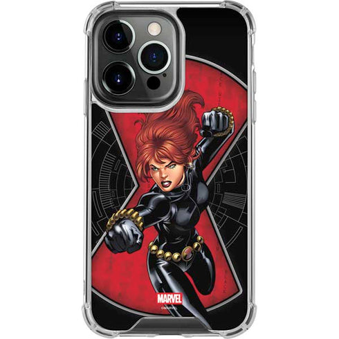 Marvel Black Widow Natasha Romanova iPhone 15 Pro Max Clear Case