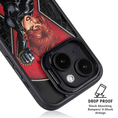 Marvel Black Widow Natasha Romanova iPhone 16 Plus Kickstand Case