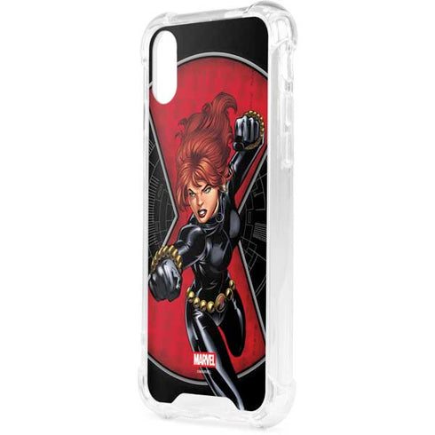 Marvel Black Widow Natasha Romanova iPhone XS Clear Case