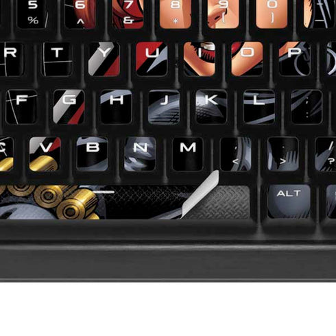 Marvel Black Widow Natasha Romanova K95 RGB PLATINUM Mechanical Gaming Keyboard Skin