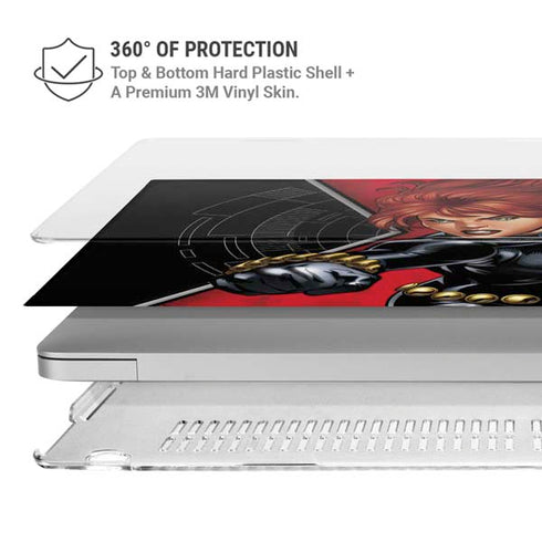 Marvel Black Widow Natasha Romanova MacBook Pro 16in (2021-25) Case plus Skin