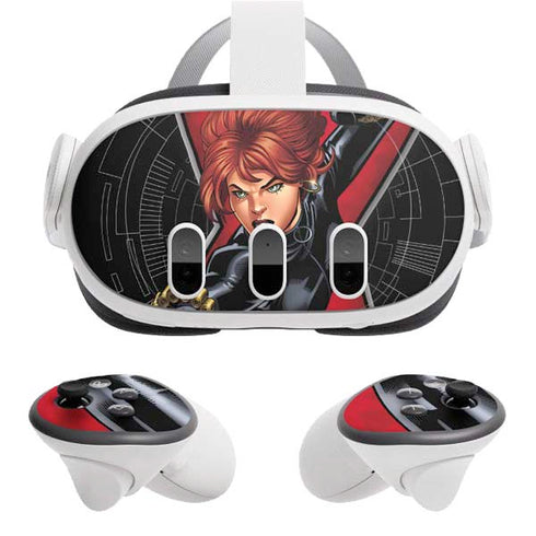 Marvel Black Widow Natasha Romanova Meta Quest 3 Skin