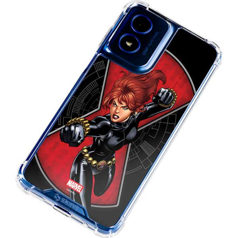Marvel Black Widow Natasha Romanova Moto G Play 4G (2024) Clear Case