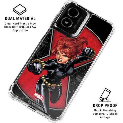 Marvel Black Widow Natasha Romanova Moto G Power 5G (2024) Clear Case