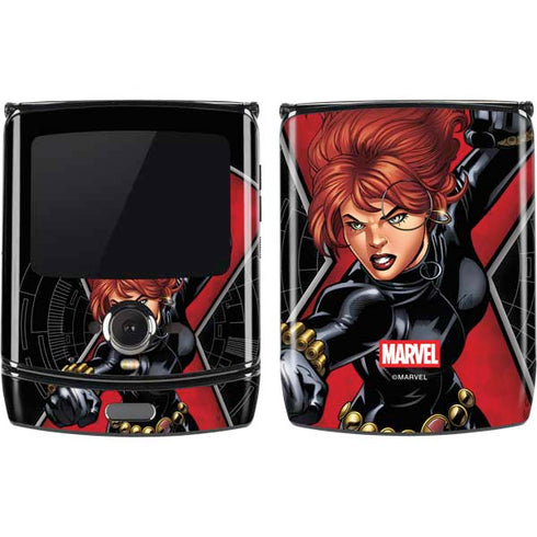 Marvel Black Widow Natasha Romanova Motorola RAZR Skin