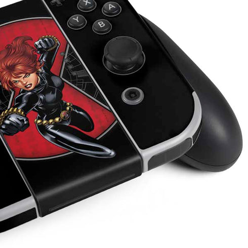 Marvel Black Widow Natasha Romanova Nintendo Switch OLED (2021) Skin