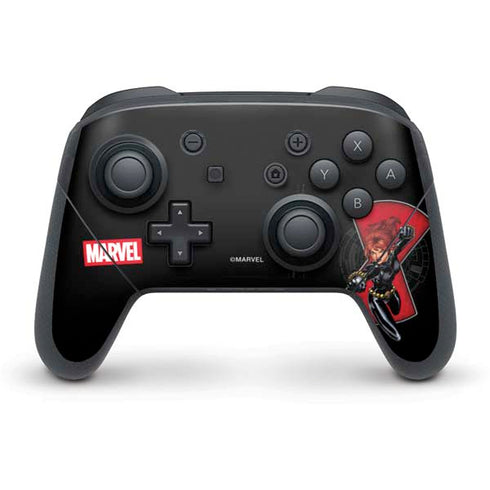 Marvel Black Widow Natasha Romanova Nintendo Switch Pro Controller Skin