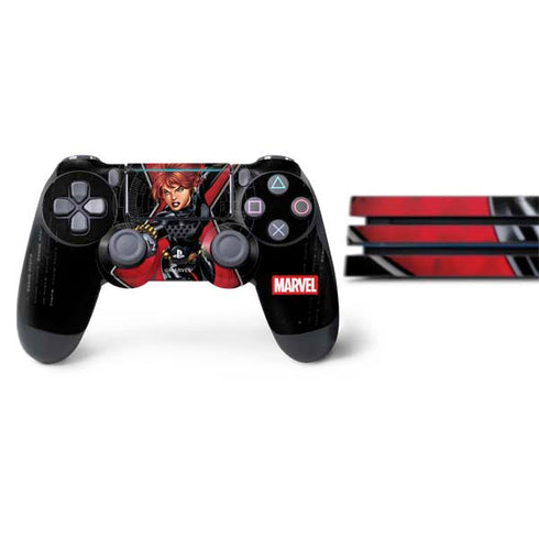 Marvel Black Widow Natasha Romanova PS4 Pro Bundle Skin