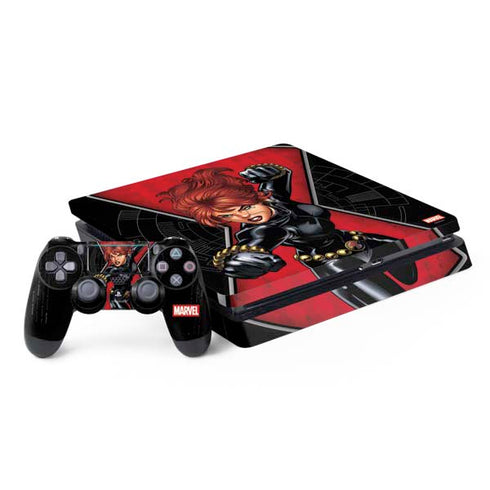 Marvel Black Widow Natasha Romanova PS4 Slim Bundle Skin