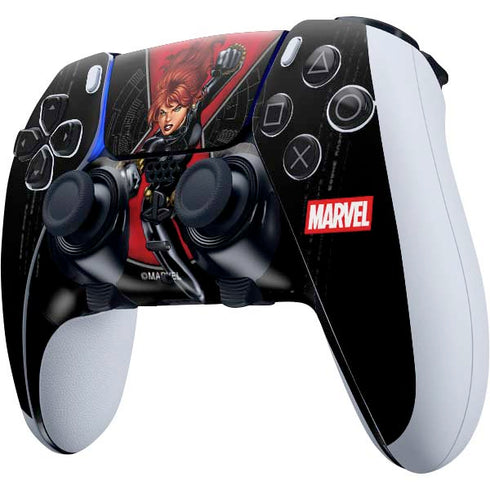 Marvel Black Widow Natasha Romanova PS5 DualSense Edge Pro Controller Skin
