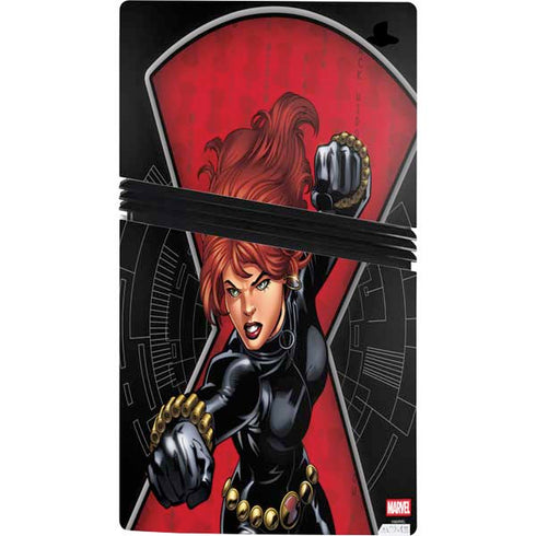 Marvel Black Widow Natasha Romanova PS5 Pro Console Skin