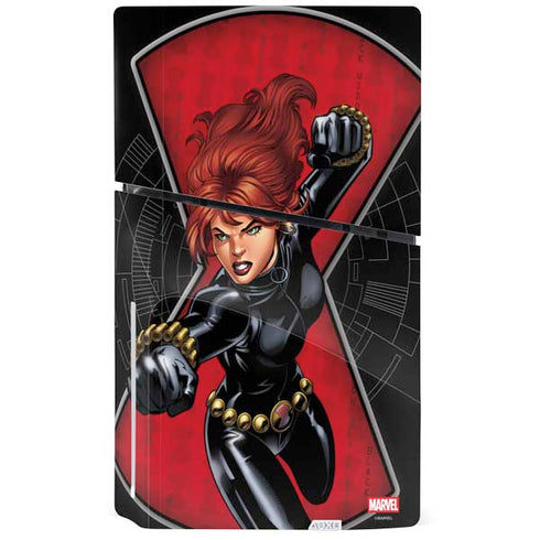 Marvel Black Widow Natasha Romanova PS5 Slim Disk Console Skin