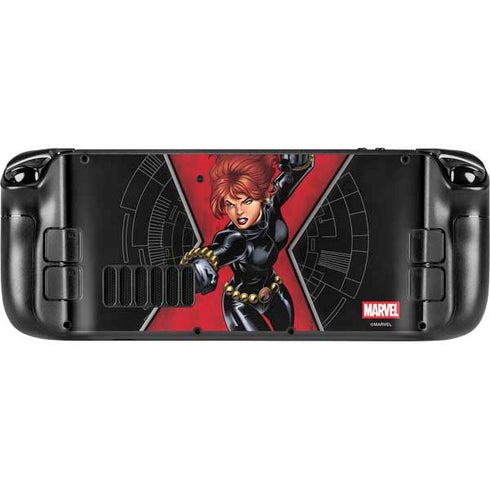 Marvel Black Widow Natasha Romanova Steam Deck Handheld Gaming Computer OLED Skin
