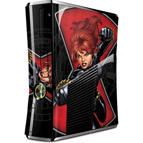 Marvel Black Widow Natasha Romanova Xbox 360 Slim (2010) Skin