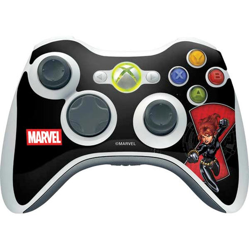 Marvel Black Widow Natasha Romanova Xbox 360 Wireless Controller Skin