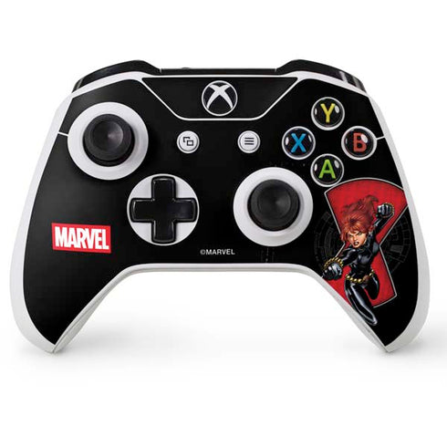 Marvel Black Widow Natasha Romanova Xbox One S Console and Controller Bundle Skin