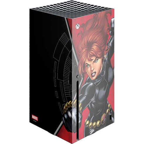 Marvel Black Widow Natasha Romanova Xbox Series X Console Skin