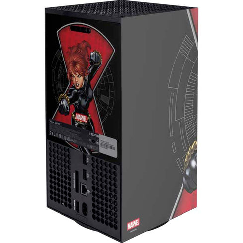 Marvel Black Widow Natasha Romanova Xbox Series X Console Skin