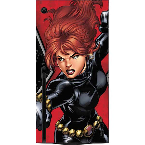 Marvel Black Widow Natasha Romanova Xbox Series X Console Skin