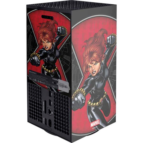 Marvel Black Widow Natasha Romanova XBox Series X Digital Edition Console Skin