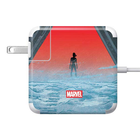 Marvel Black Widow No More Secrets 85W Power Adapter (15 and 17 inch MacBook Pro Charger) Skin