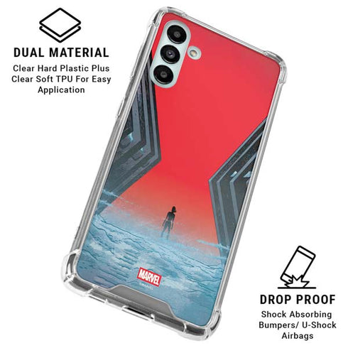 Marvel Black Widow No More Secrets Galaxy A13 5G Clear Case