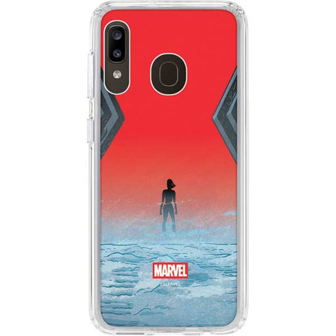 Marvel Black Widow No More Secrets Galaxy A20 Clear Case