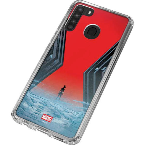 Marvel Black Widow No More Secrets Galaxy A21 Clear Case