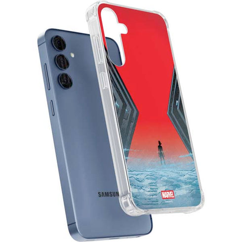 Marvel Black Widow No More Secrets Galaxy A55 5G Clear Case