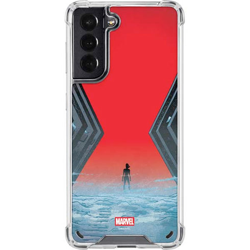 Marvel Black Widow No More Secrets Galaxy S21 5G Clear Case