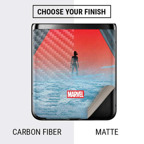 Marvel Black Widow No More Secrets Galaxy Z Flip Skin