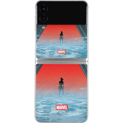 Marvel Black Widow No More Secrets Galaxy Z Flip3 5G Skin