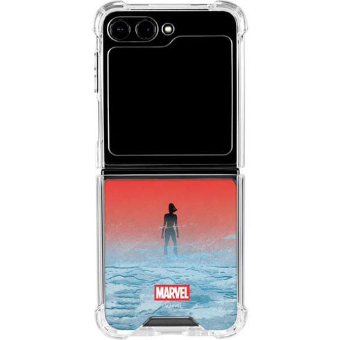 Marvel Black Widow No More Secrets Galaxy Z Flip5 5G Clear Case