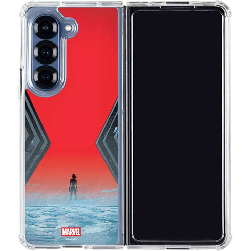 Marvel Black Widow No More Secrets Galaxy Z Fold6 Clear Case