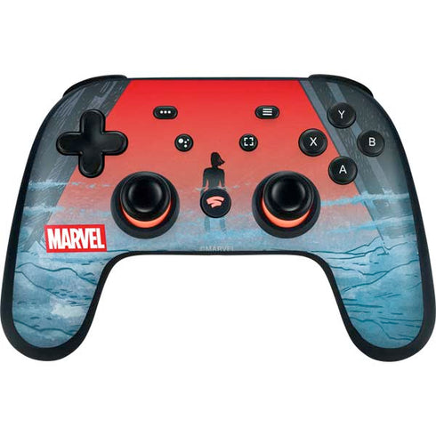 Marvel Black Widow No More Secrets Google Stadia Controller Skin