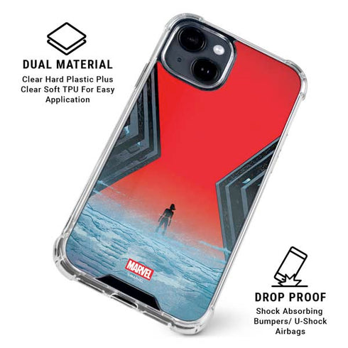 Marvel Black Widow No More Secrets iPhone 14 Plus Clear Case