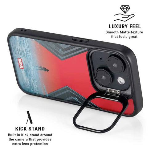 Marvel Black Widow No More Secrets iPhone 14 Plus Kickstand Case