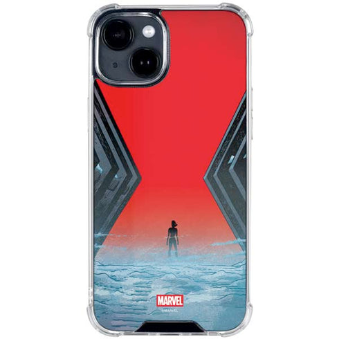 Marvel Black Widow No More Secrets iPhone 15 Plus Clear Case