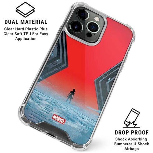 Marvel Black Widow No More Secrets iPhone 15 Pro Clear Case