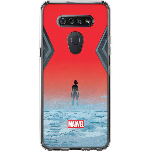 Marvel Black Widow No More Secrets LG K51/Q51 Clear Case