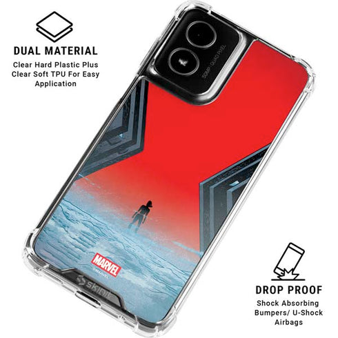 Marvel Black Widow No More Secrets Moto G Power 5G (2024) Clear Case