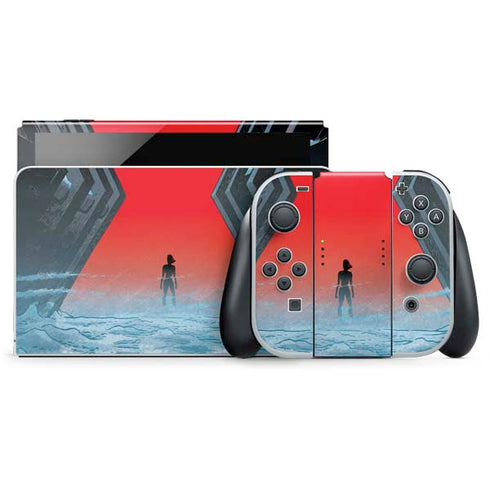 Marvel Black Widow No More Secrets Nintendo Switch OLED (2021) Skin