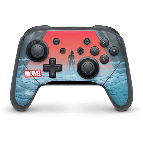 Marvel Black Widow No More Secrets Nintendo Switch Pro Controller Skin