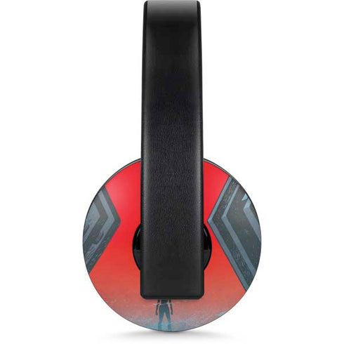 Marvel Black Widow No More Secrets PlayStation 4 Gold Wireless Headset Skin