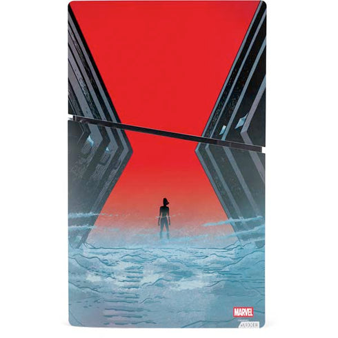 Marvel Black Widow No More Secrets PS5 Slim Digital Edition Console Skin