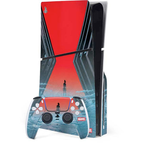 Marvel Black Widow No More Secrets PS5 Slim Disk Bundle Skin