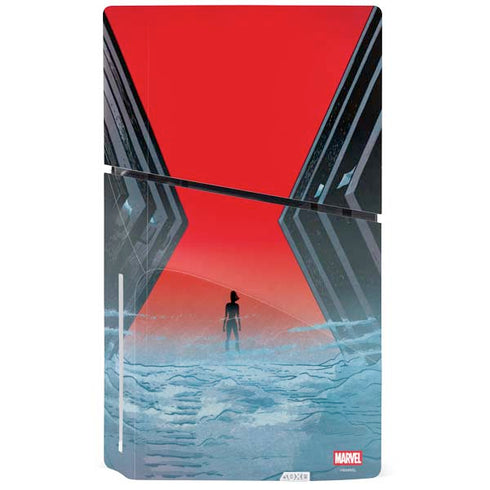 Marvel Black Widow No More Secrets PS5 Slim Disk Console Skin