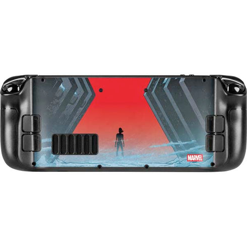 Marvel Black Widow No More Secrets Steam Deck Handheld Gaming Computer OLED Skin