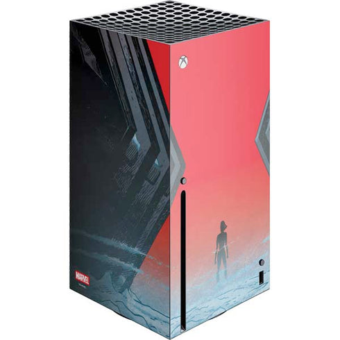 Marvel Black Widow No More Secrets Xbox Series X Console Skin